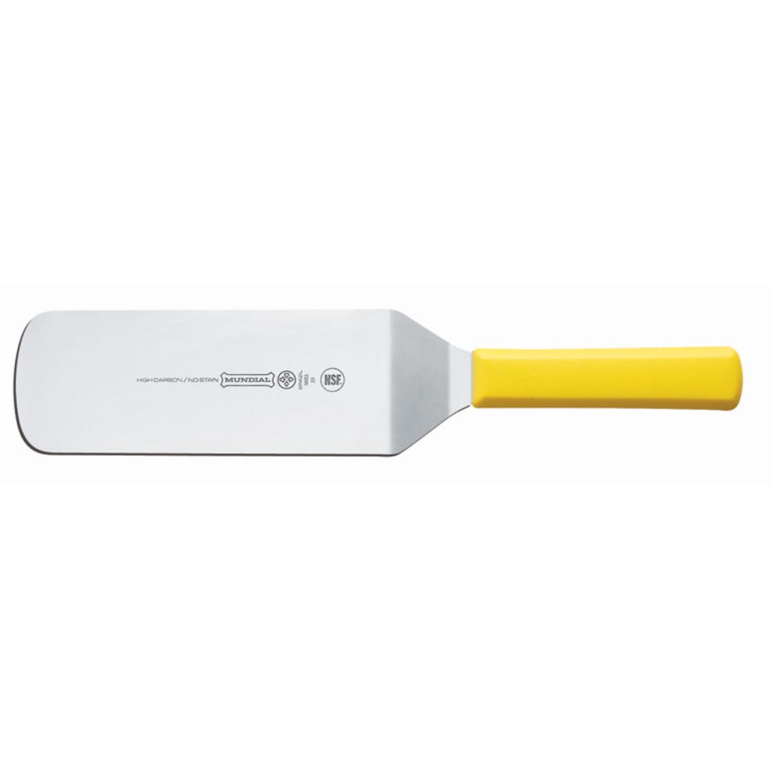 Mundial® Y5683 Yellow Handle 8" x 3" Solid Turner