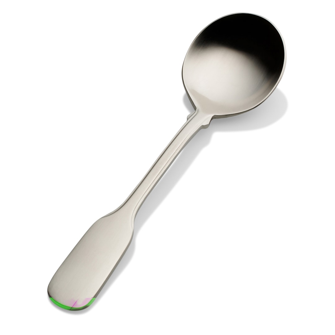 Bon Chef S1901 Liberty 18/8 Stainless Steel Bouillon Spoon - Dozen