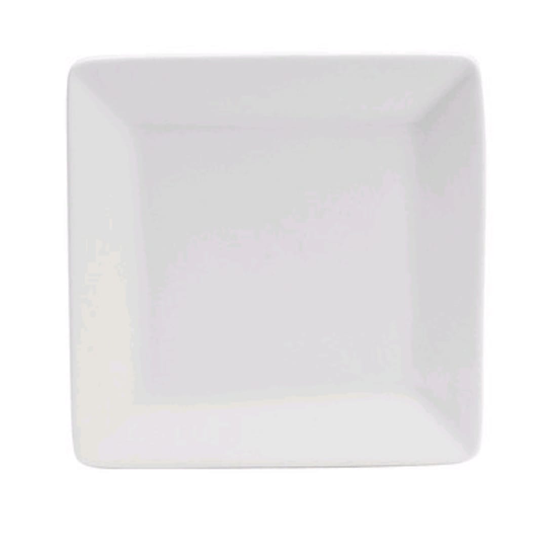 1880 Hospitality F8010000115S Bright White Ware 5" Square Plate - 36/CS
