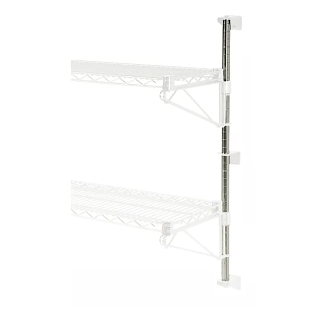 Darling Foodservice 13" Chromate Wall Mount Post Set