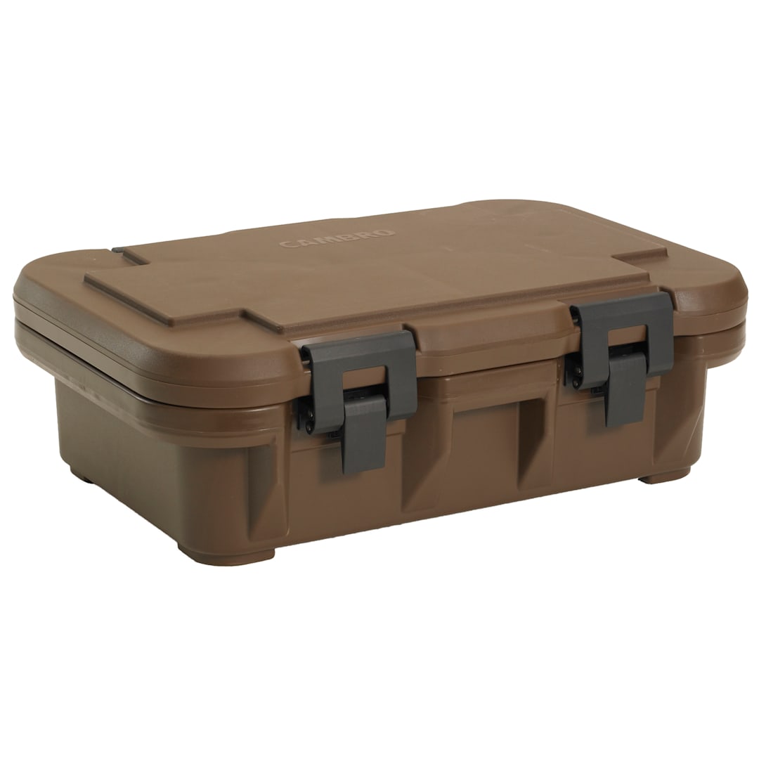 Cambro UPCS140131 S-Series Dark Brown Ultra Deep Pan Food Pan Carrier