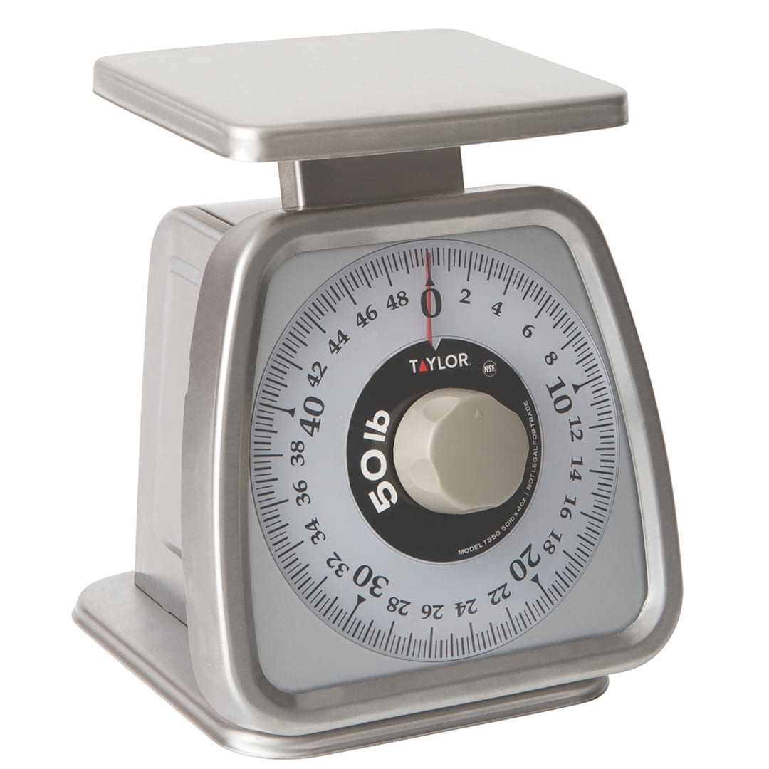 Taylor® Precision TS50 50 Lb. Rotating Dial Portion Scale