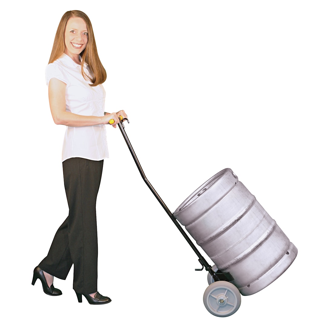 Bar Maid KPC-100 Keg And Pail Cart With Ergonomic Handle
