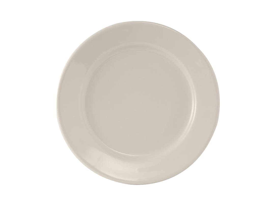 Tuxton TRE-052 Reno 10" Round Eggshell Plate