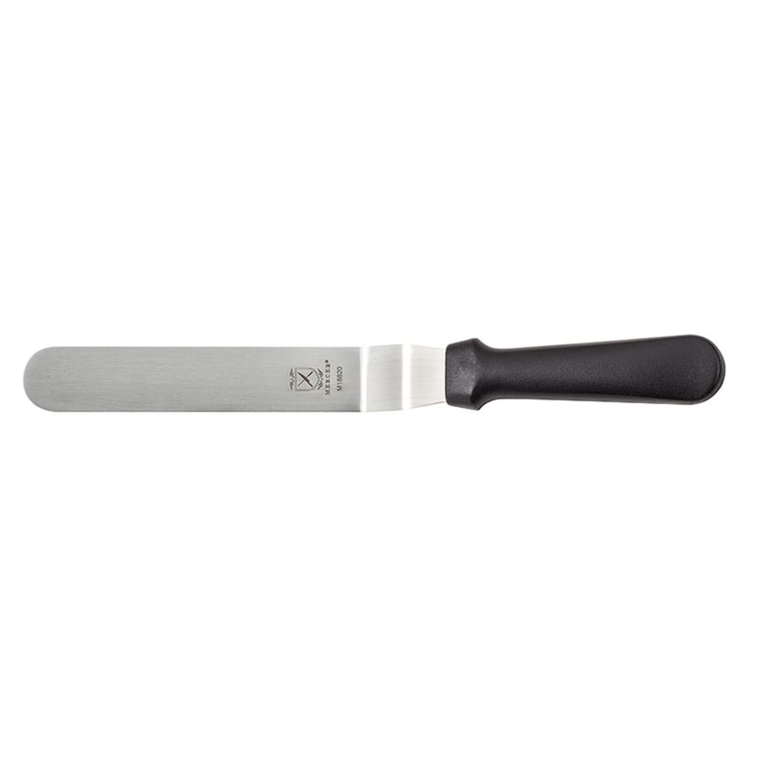 Mercer Culinary® M18820P Black 8" Offset Spatula
