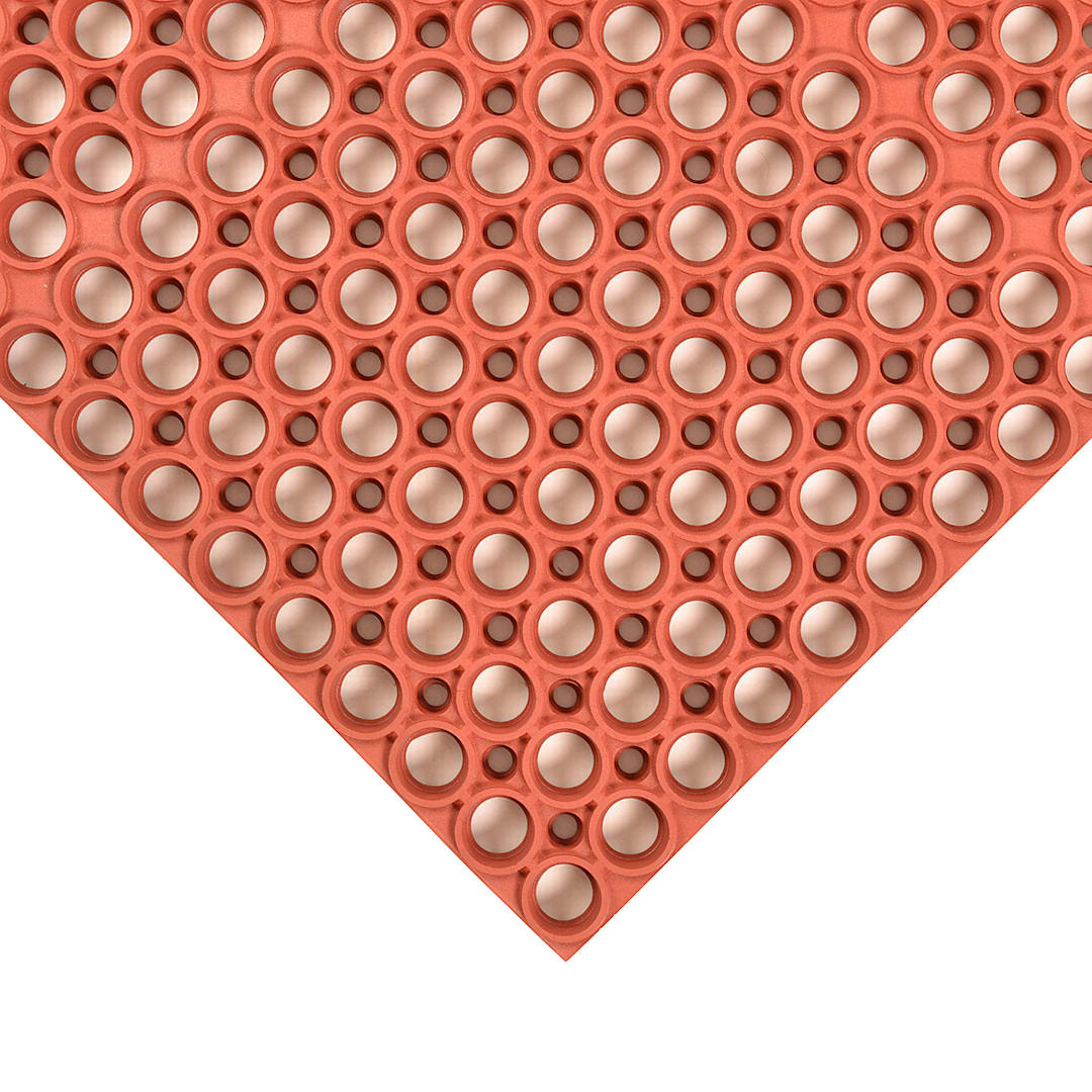 Notrax 439-502 Red 3' x 5' Tek Tough® Floor Mat