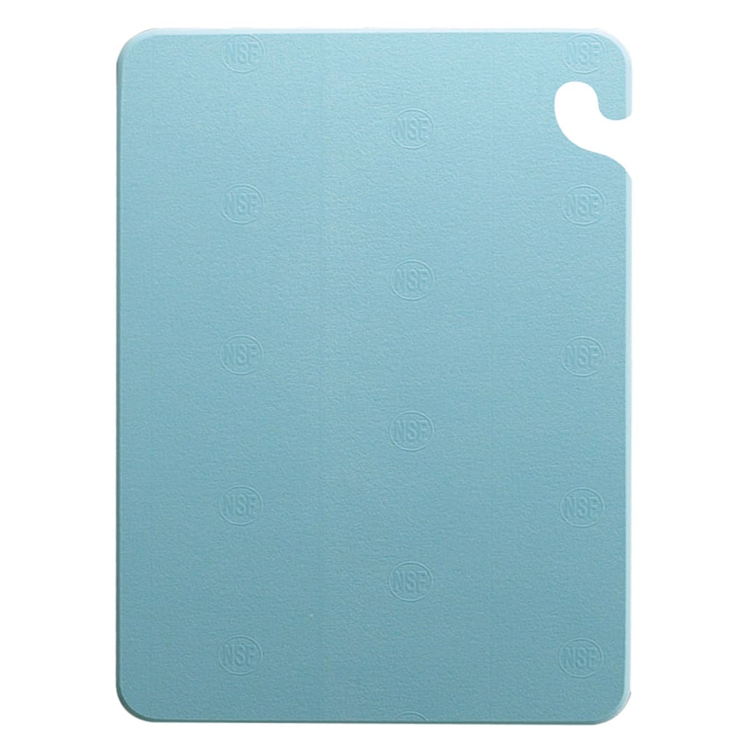 San Jamar CB152012BL Cut-N-Carry® Blue 15 x 20" Cutting Board