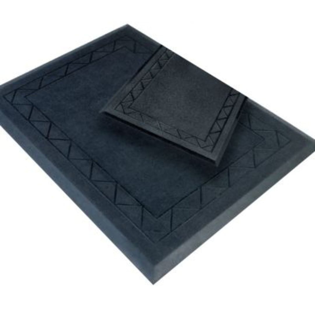 Cactus Mat 2500-RS BLK Comfort Zone 28" x 36" Black Mat