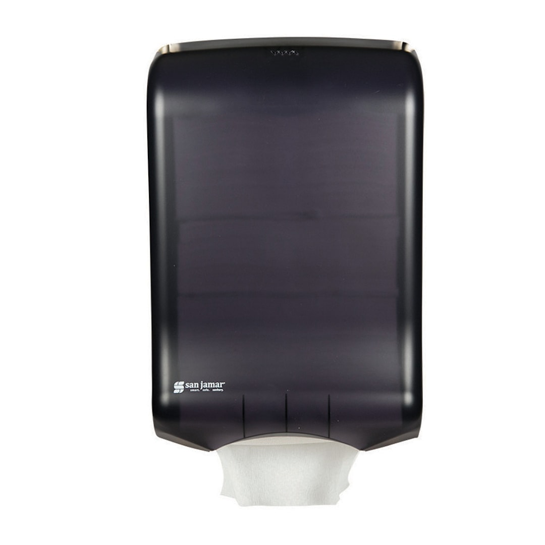 San Jamar T1700TBK Large Cap. Ultrafold™ Black Pearl Dispenser