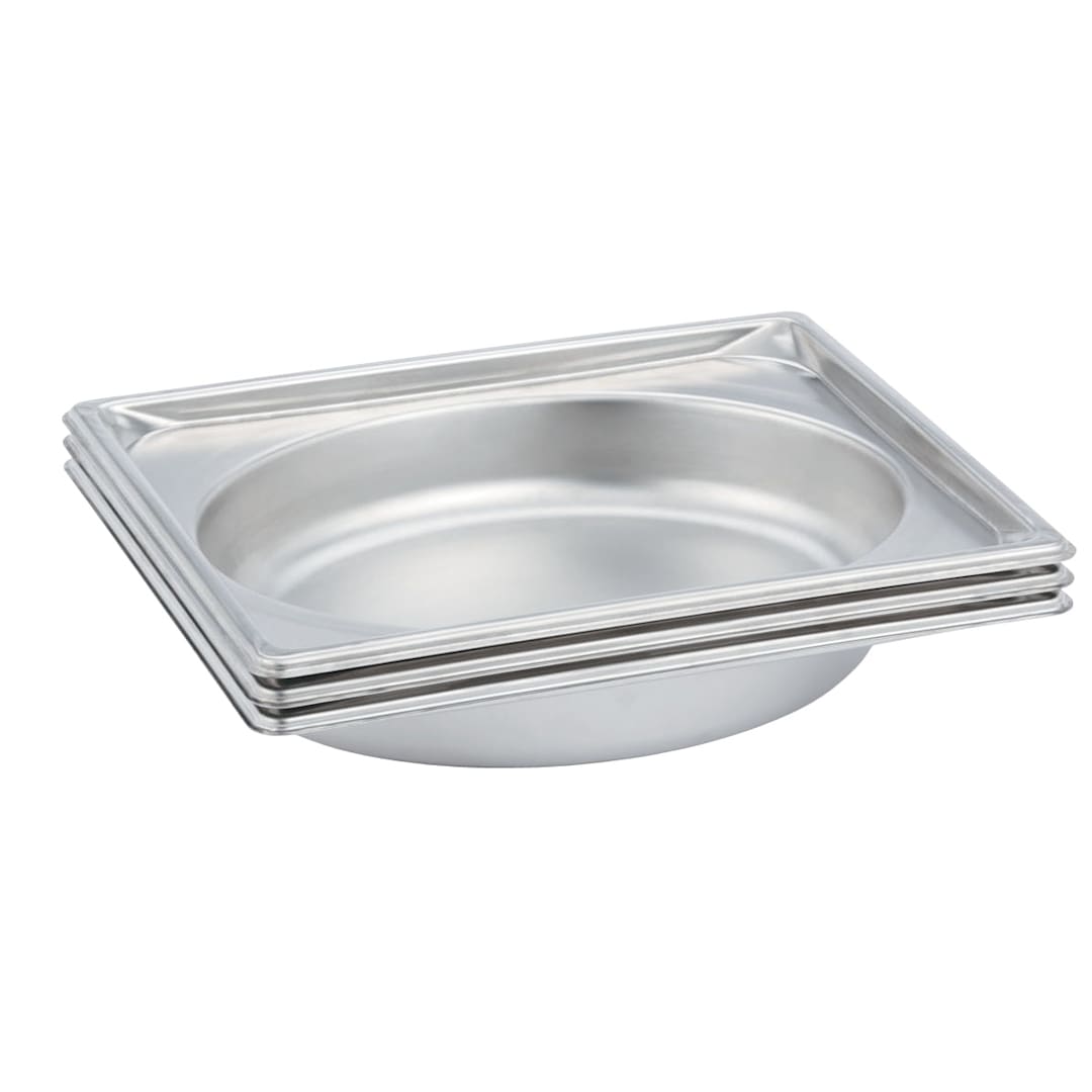 Vollrath 3102020 S/S Super Pan® 2.2 Quart Oval Shaped Half-Pan