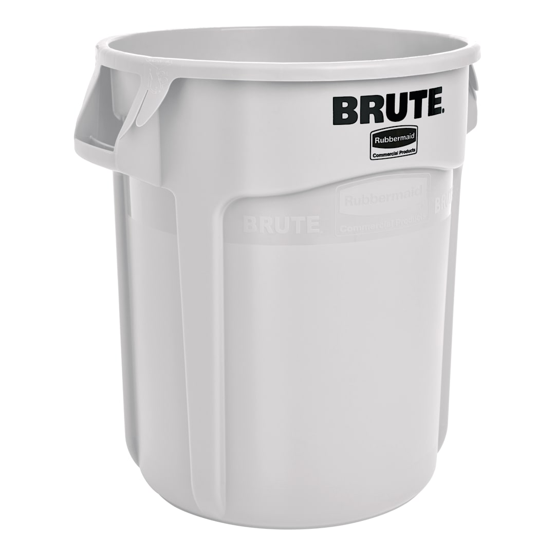 Rubbermaid FG261000 BRUTE White 10 Gallon Container without Lid