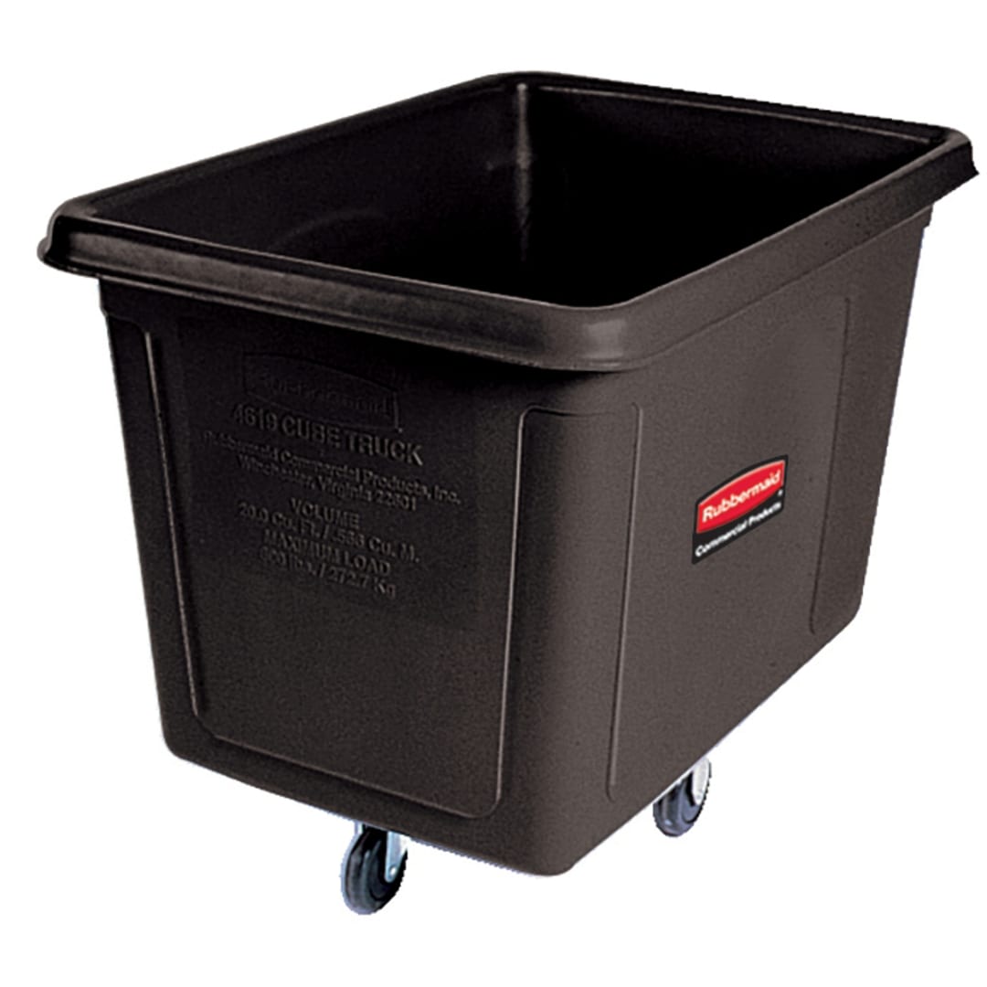 Rubbermaid FG460800BLA Black 8 Cu. Foot Cube Truck