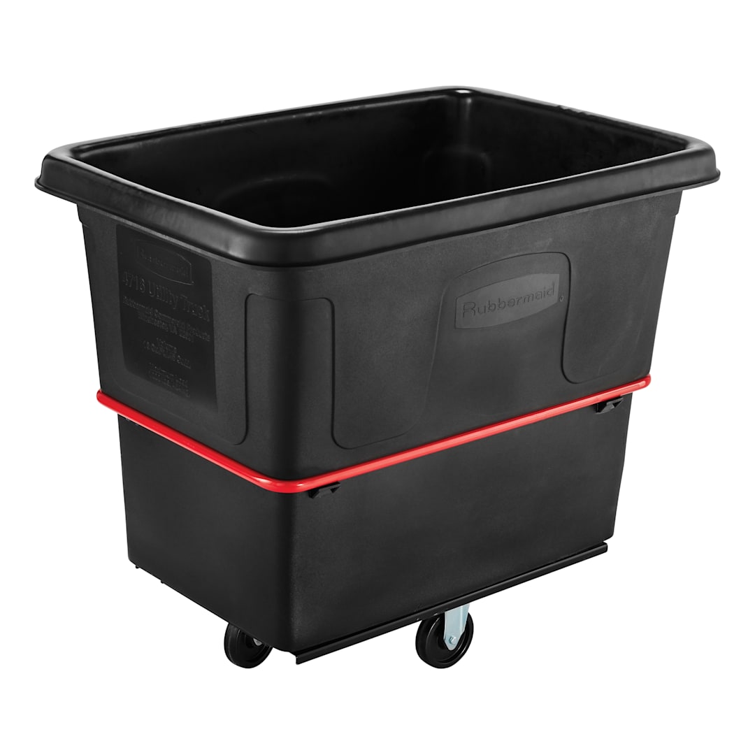 Rubbermaid FG471600BLA Black Heavy Duty 16 Cu. Foot Utility Truck