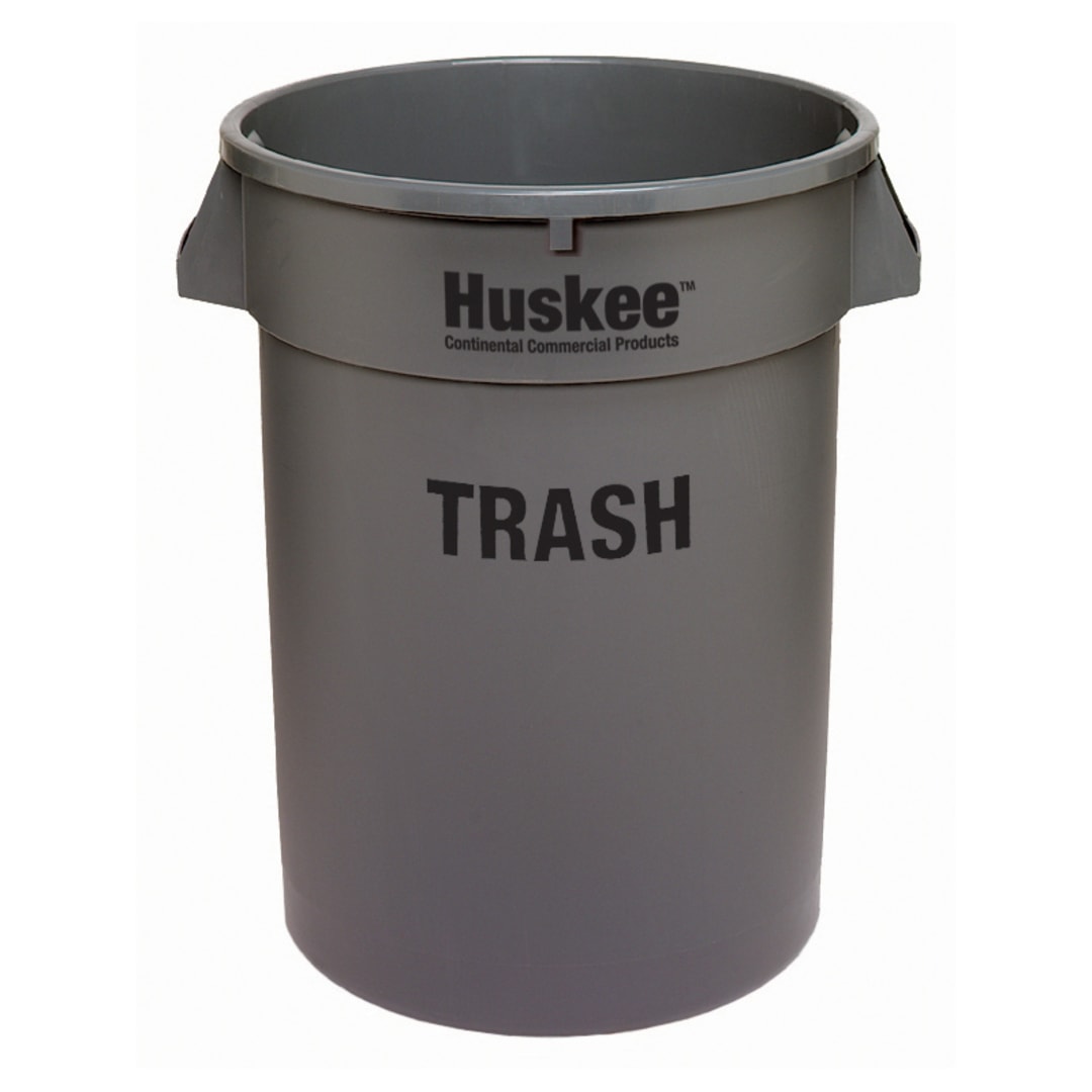 Continental 3200GY Huskee™ Gray 32 gal Receptacle