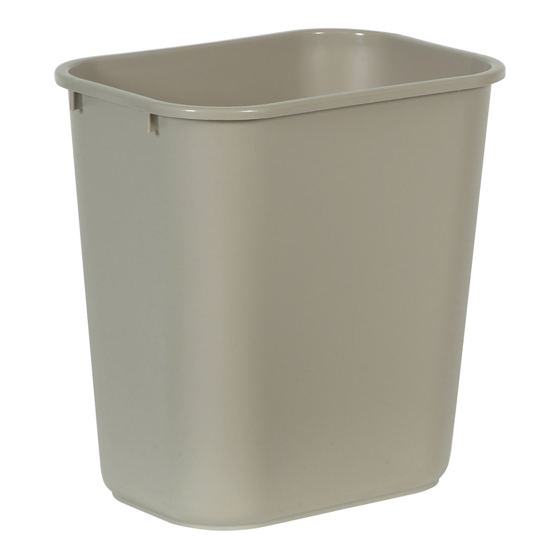 Rubbermaid FG295600 Medium Beige 28 Quart Wastebasket