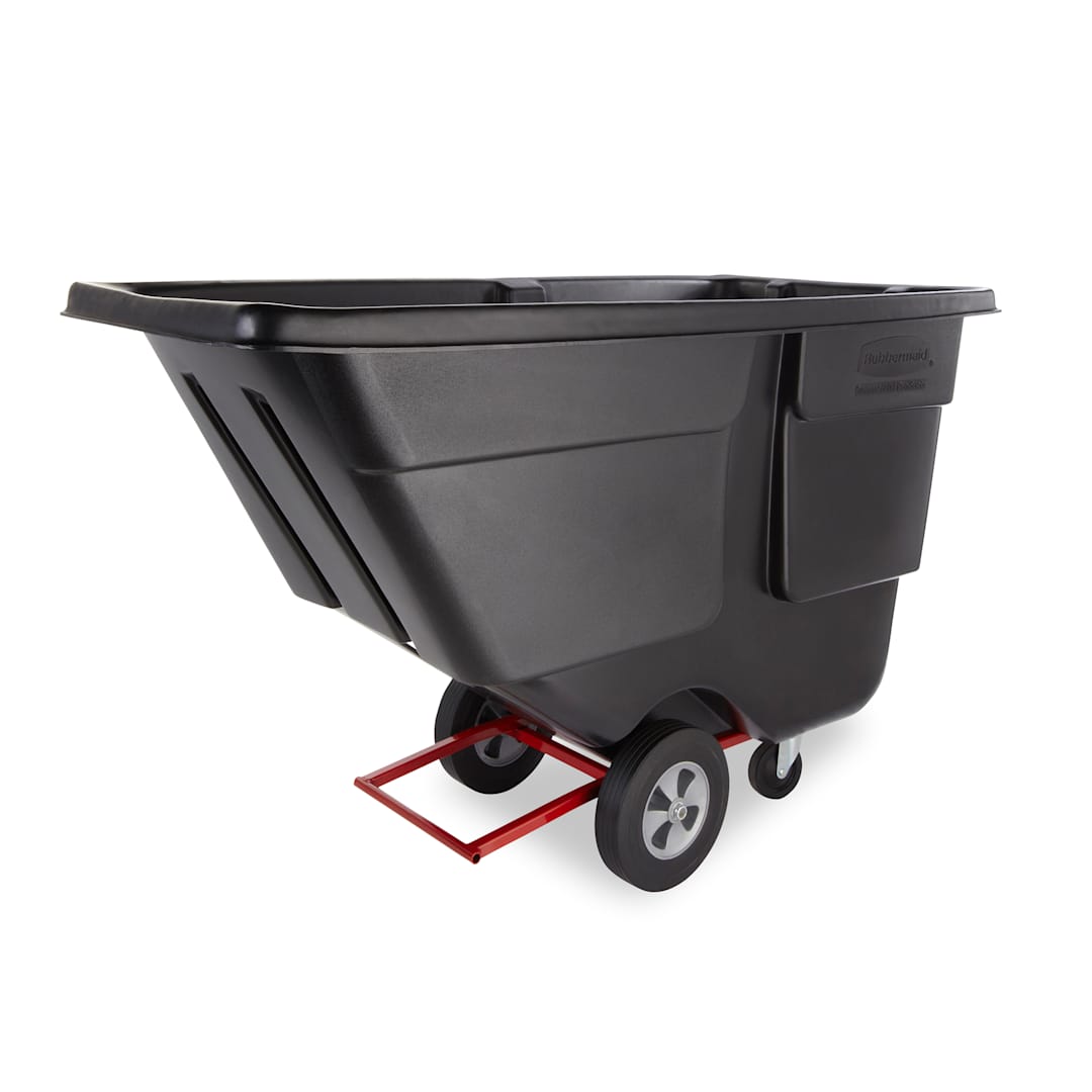 Darling Foodservice Black Utility 1250 lb Tilt Truck