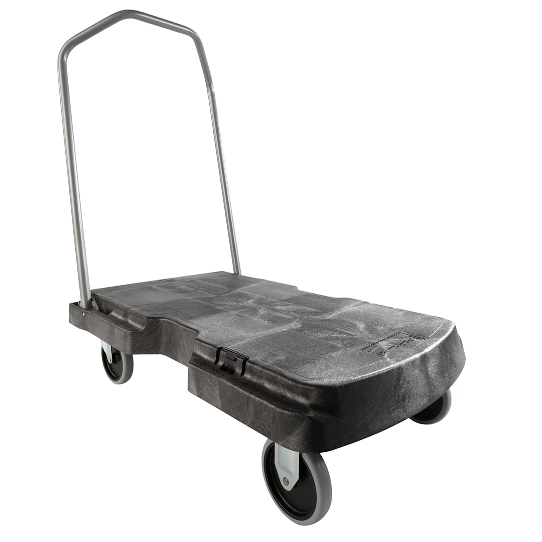 Rubbermaid FG440100BLA Triple Black Standard Duty 400 lb Truck
