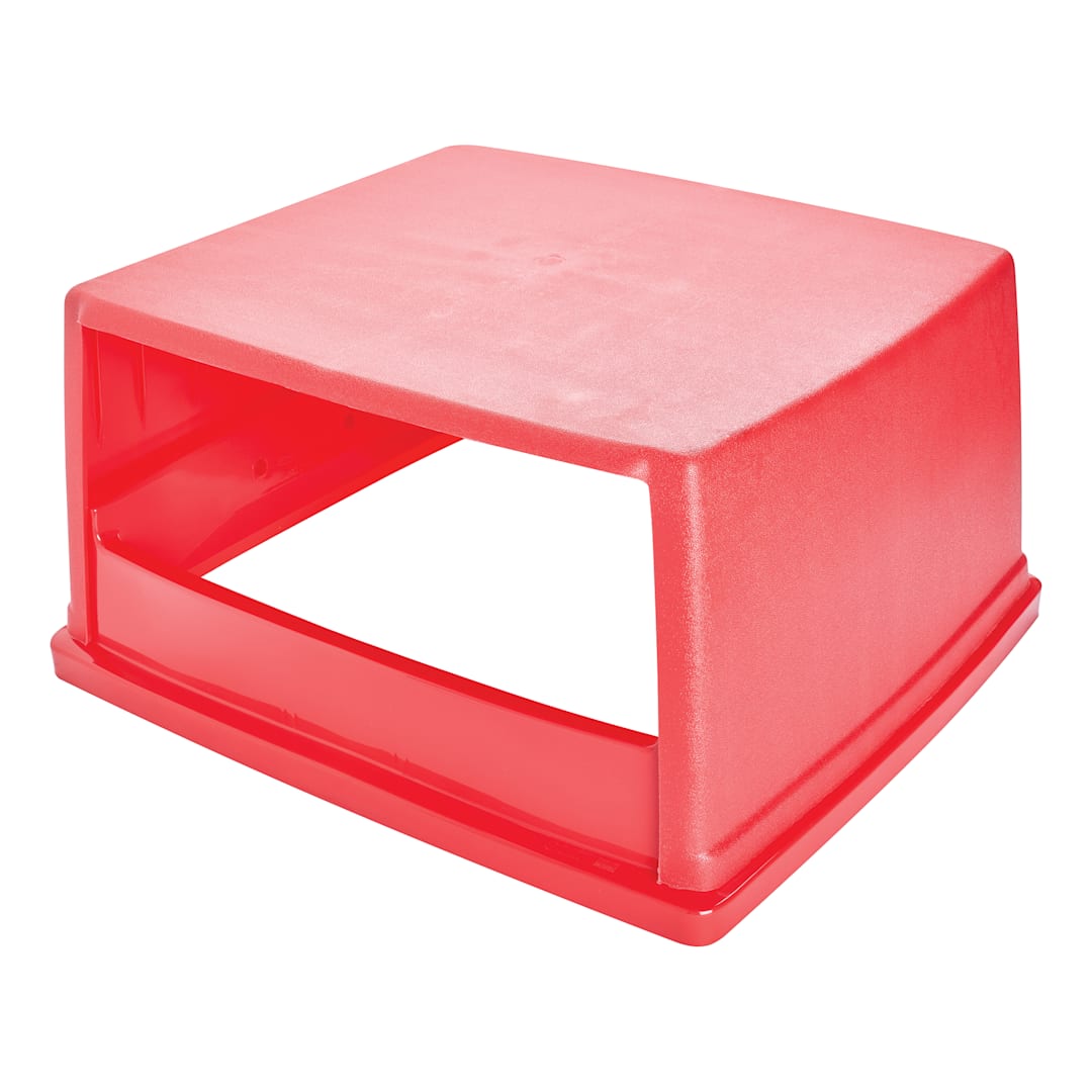 Rubbermaid FG256V00RED Top w/o Doors for 256B Glutton Container