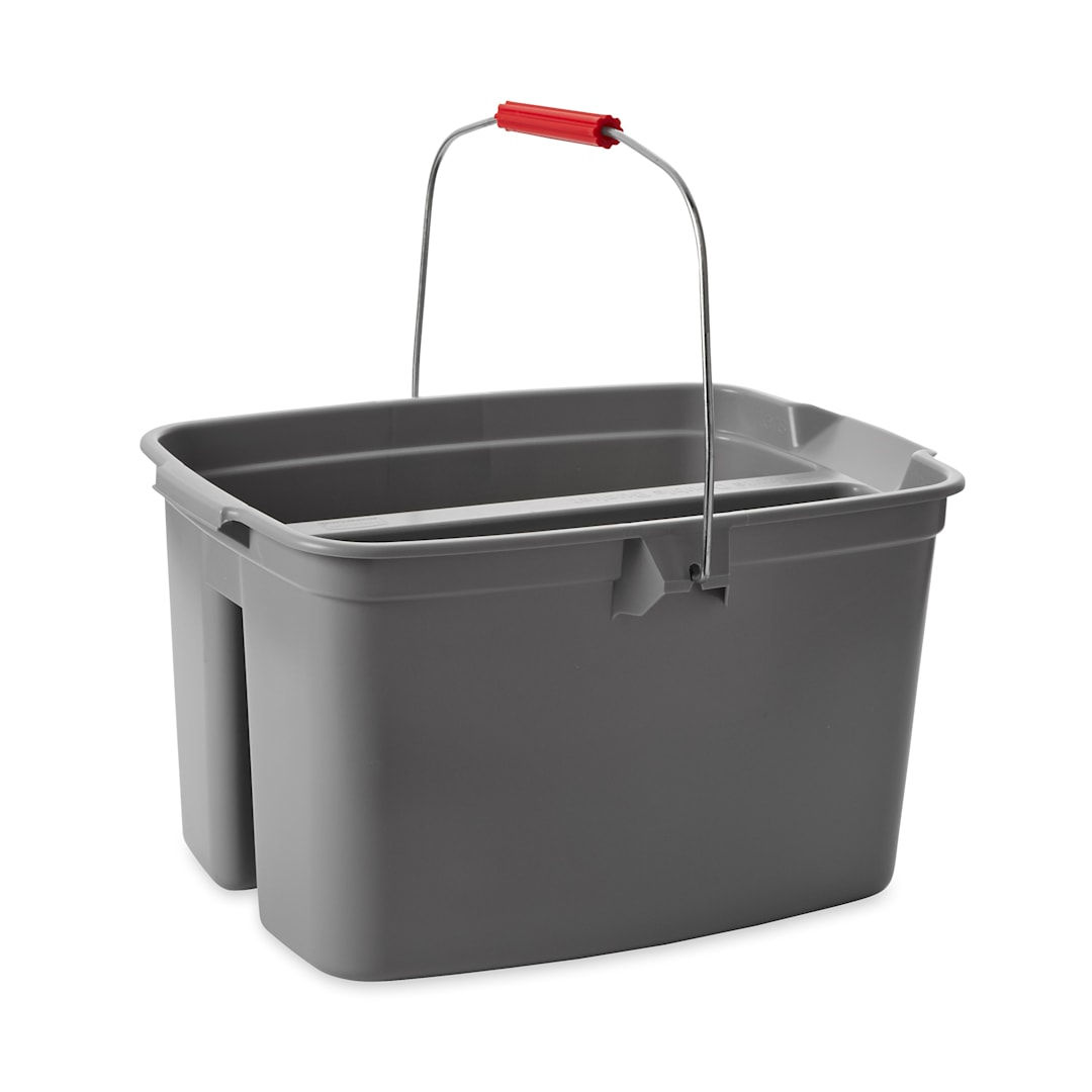 Rubbermaid FG262888GRAY Gray 19 Quart Double Pail
