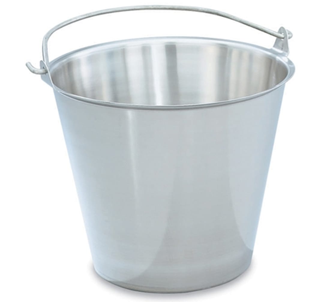 Vollrath® 58200 Tapered S/S 23 Quart Dairy Pail