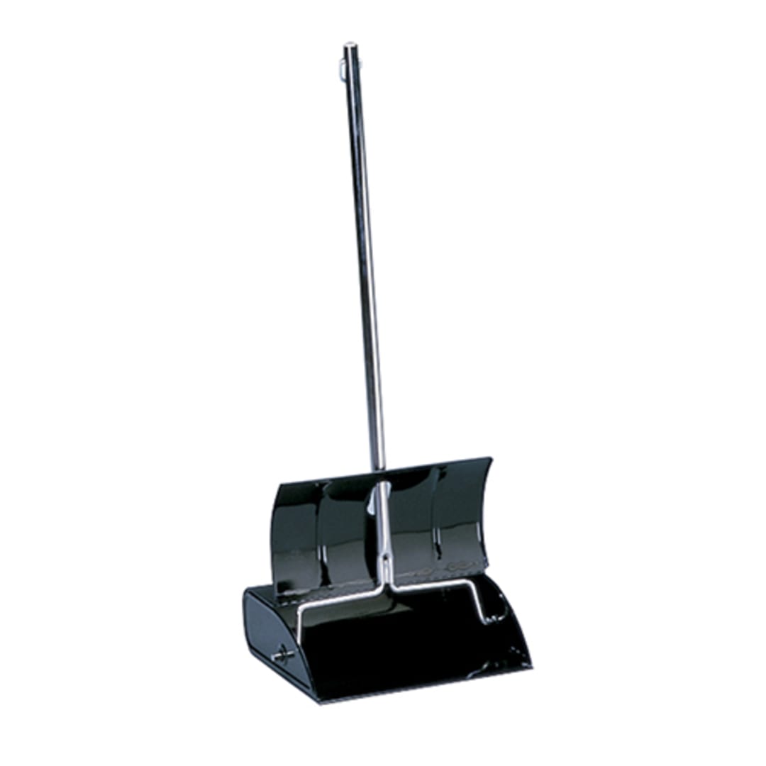 Hospeco Brands Group Black Metal Lobby Dust Pan