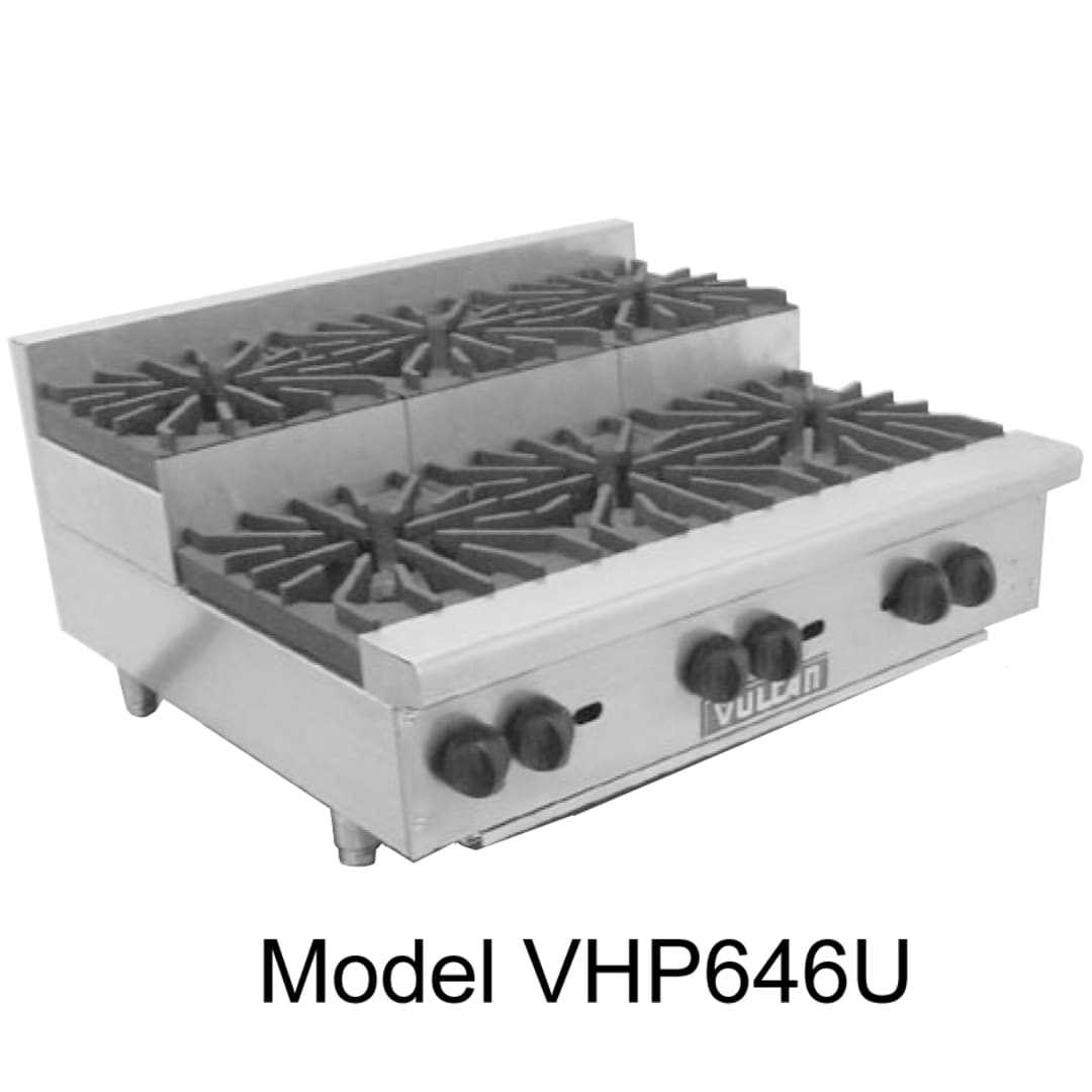 Vulcan VHP848U Achiever Natural Gas Hotplate with 8 Burners