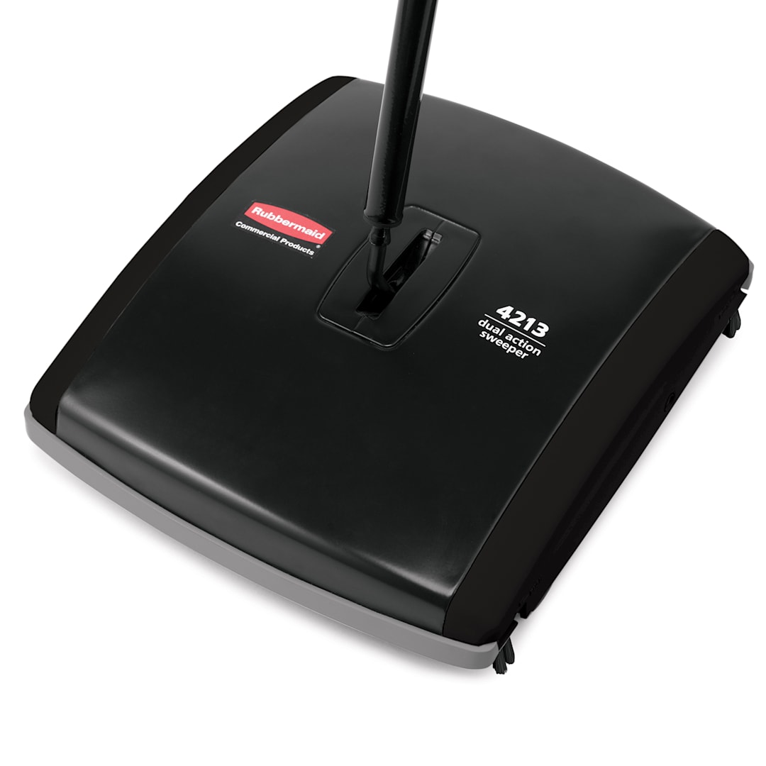Rubbermaid FG421388BLA Black 44" Dual Action Sweeper
