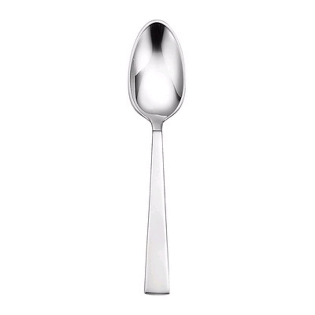 1880 Hospitality T812SDEF Satin Fulcrum 18/10 S/S Oval Soup Spoon - Dozen