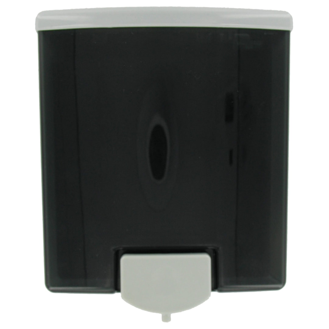 Bobrick B-40 Black / Gray 40 Oz. Surface Mounted Soap Dispenser
