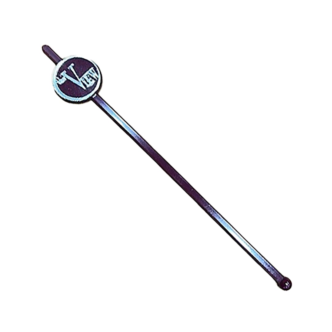 WNA SPSTBU7VIEW Burgundy Plastic 7" Stirrer - 2500 / CS