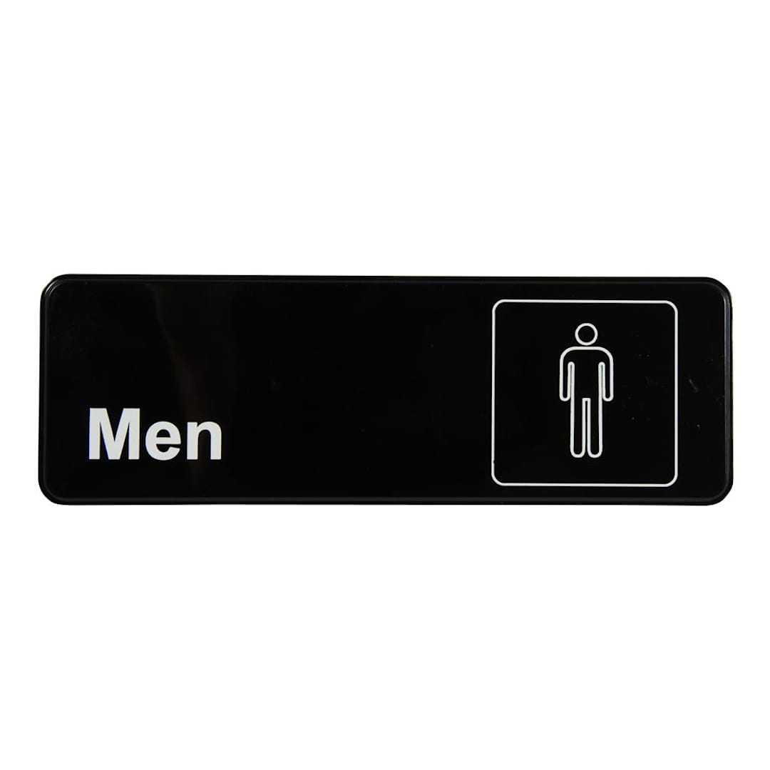 Traex® 4515 Men's Restroom Sign with White Letters
