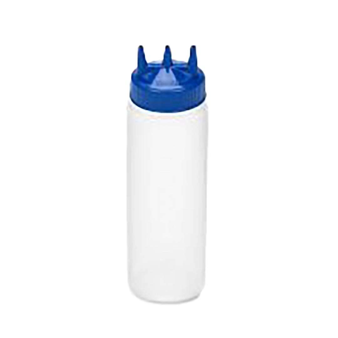 Traex 3324-1344 Blue 24 Ounce Tri Tip™ Squeeze Dispenser