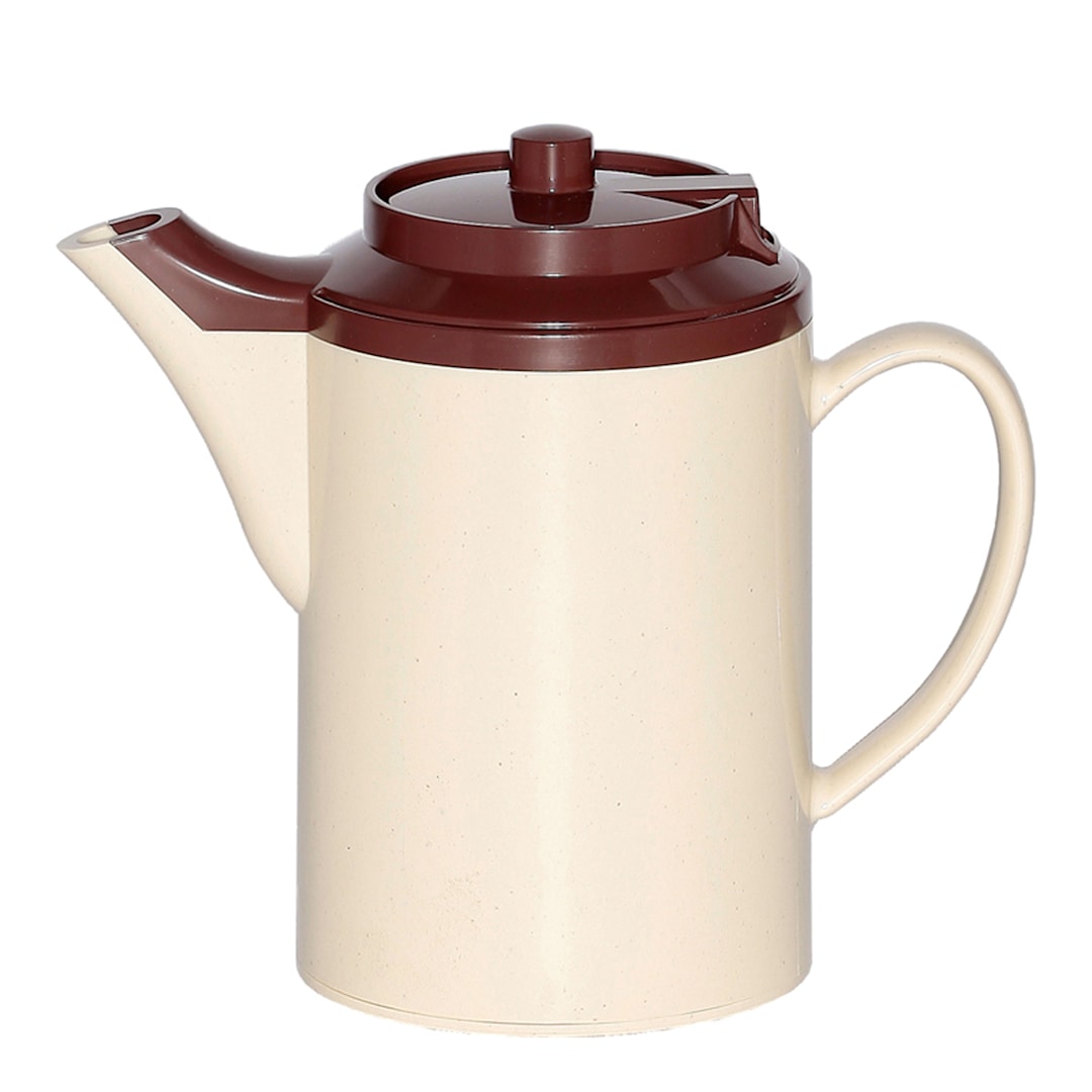 Service Ideas TS612ST/BR 16 Oz. Tea Pot with Self-Locking Lid - 6 / CS