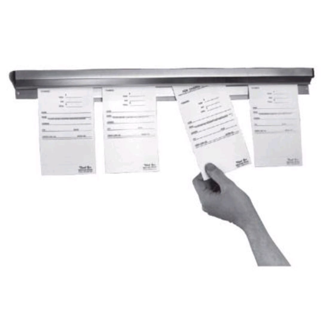 Prince Castle 24-S Tuck-A-Note 24" Silver Finish Alum. Order Holder