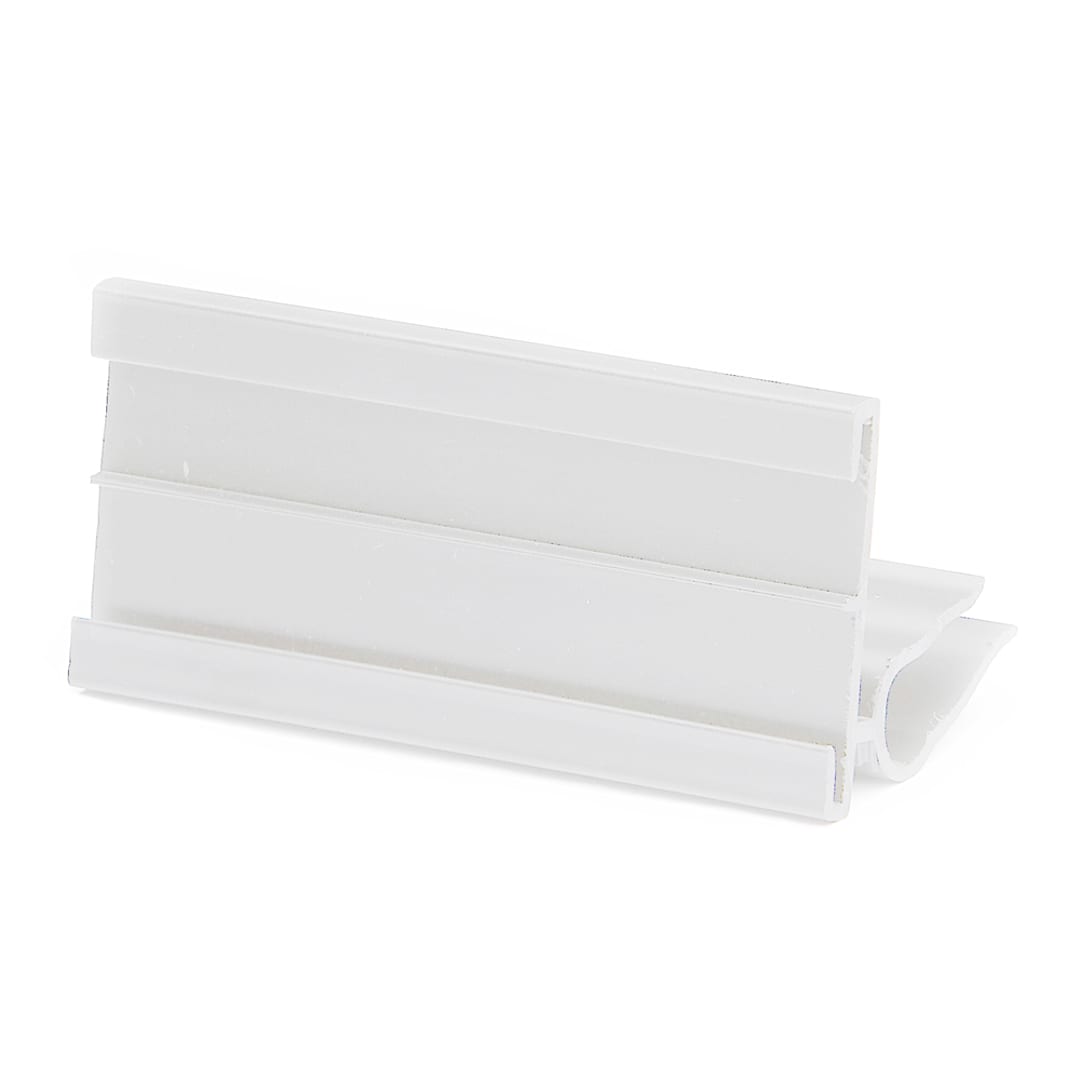 Elite Global Solutions TAG35112-W 3-1/2 x 1-1/2" White Tag Holder