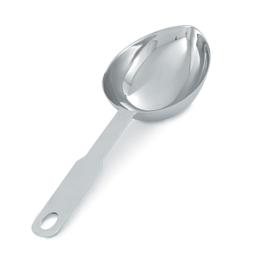Vollrath® 47058 Heavy Duty Oval 1/2 Cup S/S Measuring Scoop