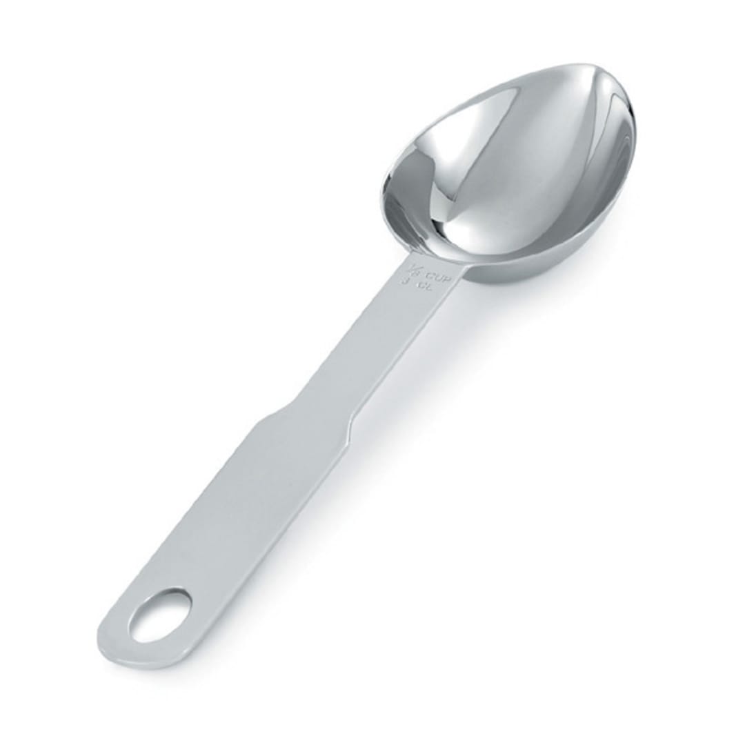 Vollrath® 47055 Heavy Duty Oval 1/8 Cup S/S Measuring Scoop