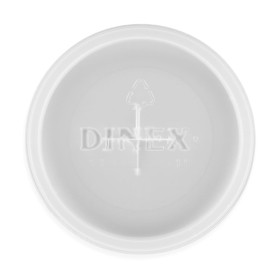Dinex DX1193ST8714 Lid with Straw Slot for 5 Oz. Tumblers - 1000 / CS