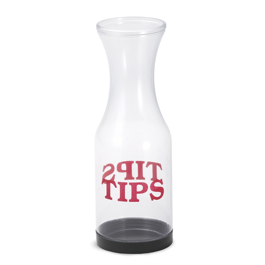 TableCraft 812 11" Plastic Tip Carafe with Twist-Off Bottom