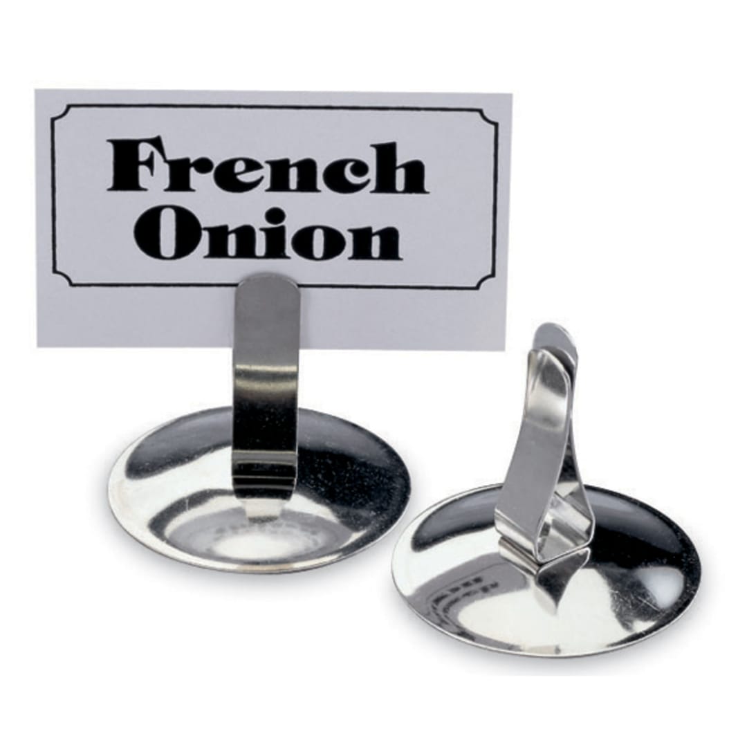 Vollrath® 46794 Stainless Steel 2-1/4" Menu / Card Holder