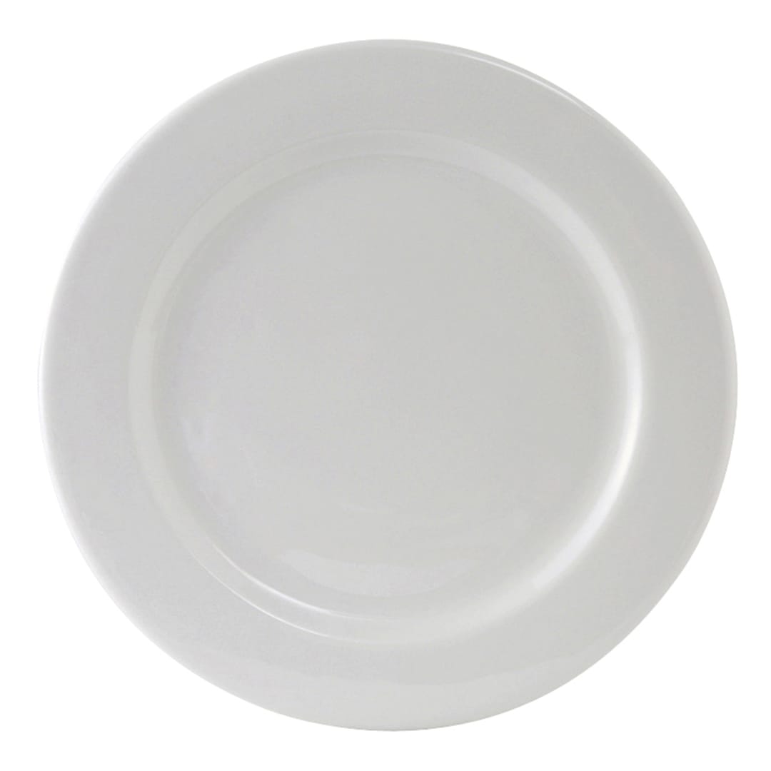Tuxton ALA-054 Alaska 5.5" Rolled Edge White Plate