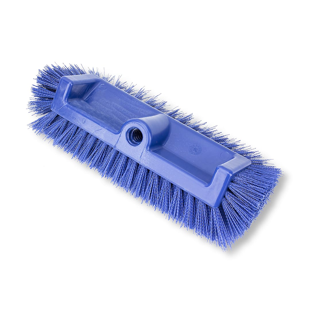 Carlisle 40422EC14 10" Blue Dual Surface Floor Scrub Brush