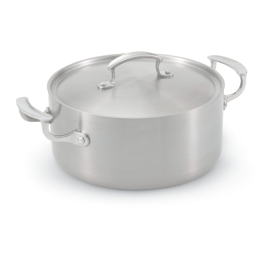 Vollrath 49411 Miramar 5 Quart Casserole Pan with Low Dome Cover