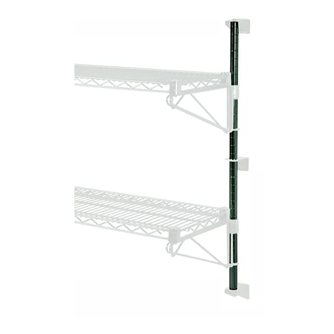 Darling Foodservice 24" Green Wall Mount Post Set