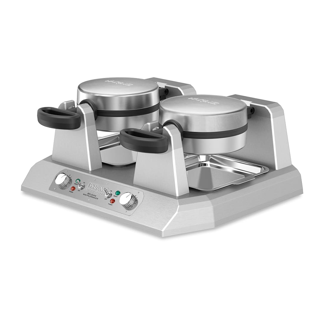 Waring® Commercial WW250X2 120V Double Belgian Waffle Maker