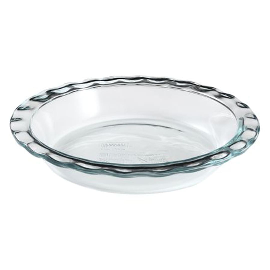 Pyrex® 1085800 Clear Glass Easy Grab™ 9.5" Pie Plate