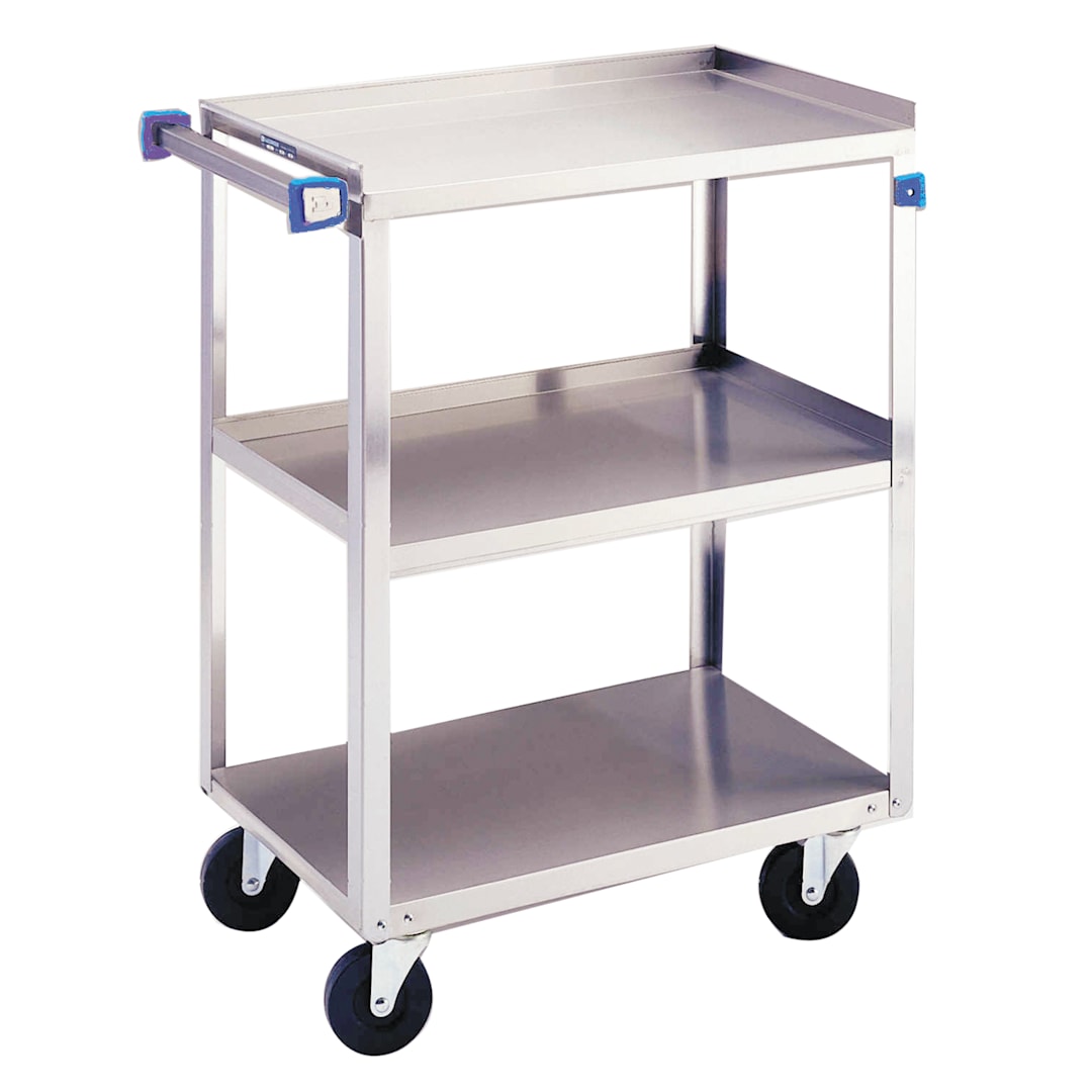 Lakeside® 311 Stainless Steel 300 lb Capacity 3-Shelf Cart