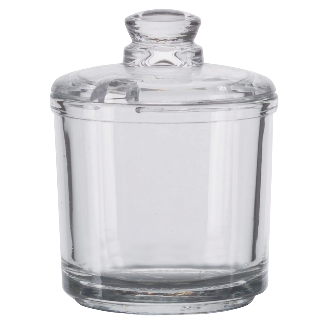 Traex® 527 Clear Condiment Jar with Lid - Dozen