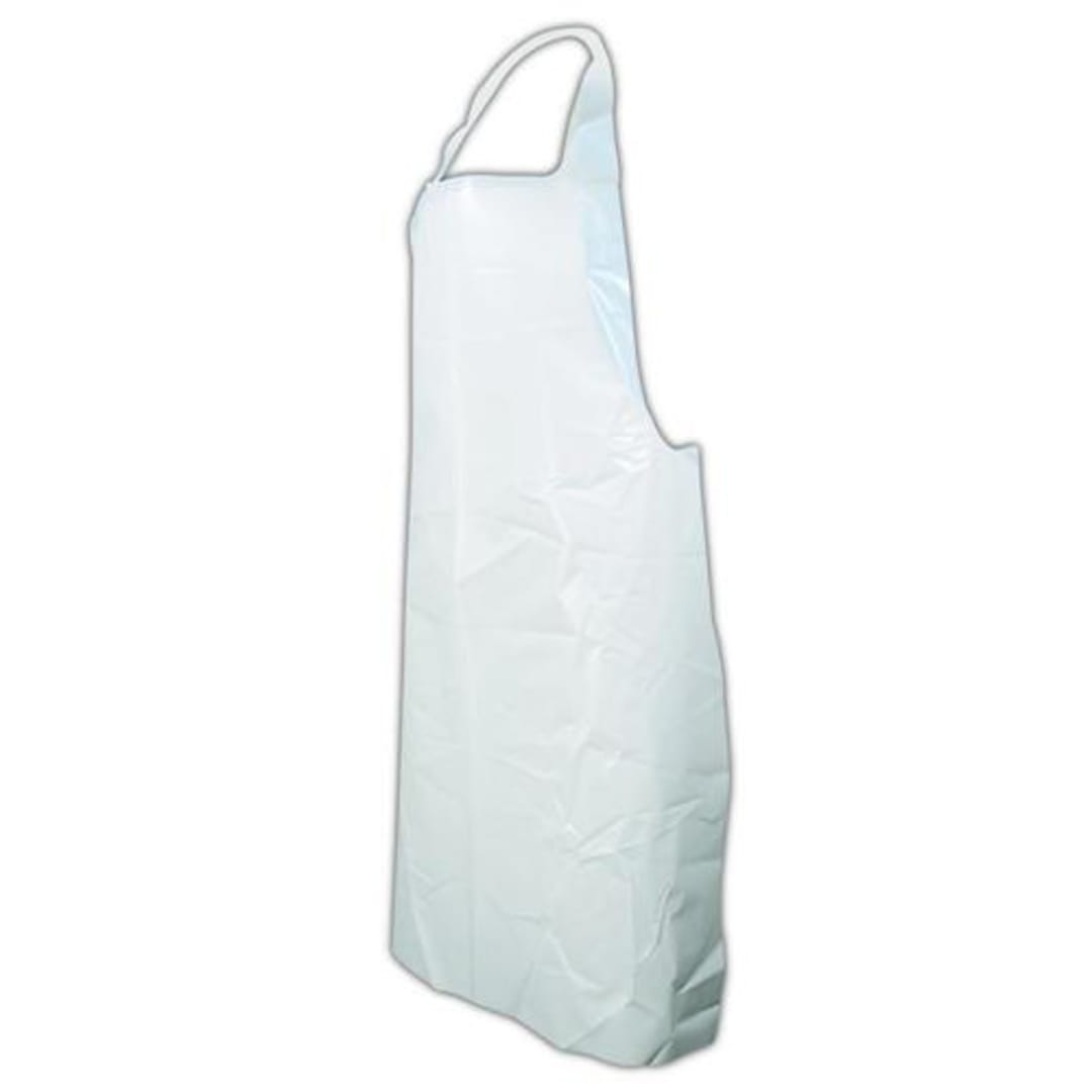 Ansell 54-290/972155 White Disposable Polyethylene Aprons