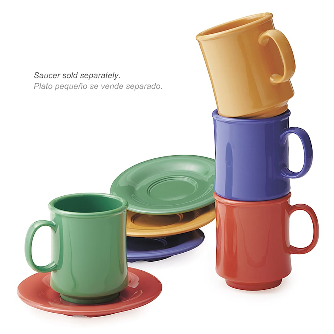 G.E.T. TM-1308-MIX Diamond Mardi Gras 8 Oz. Mixed Mugs